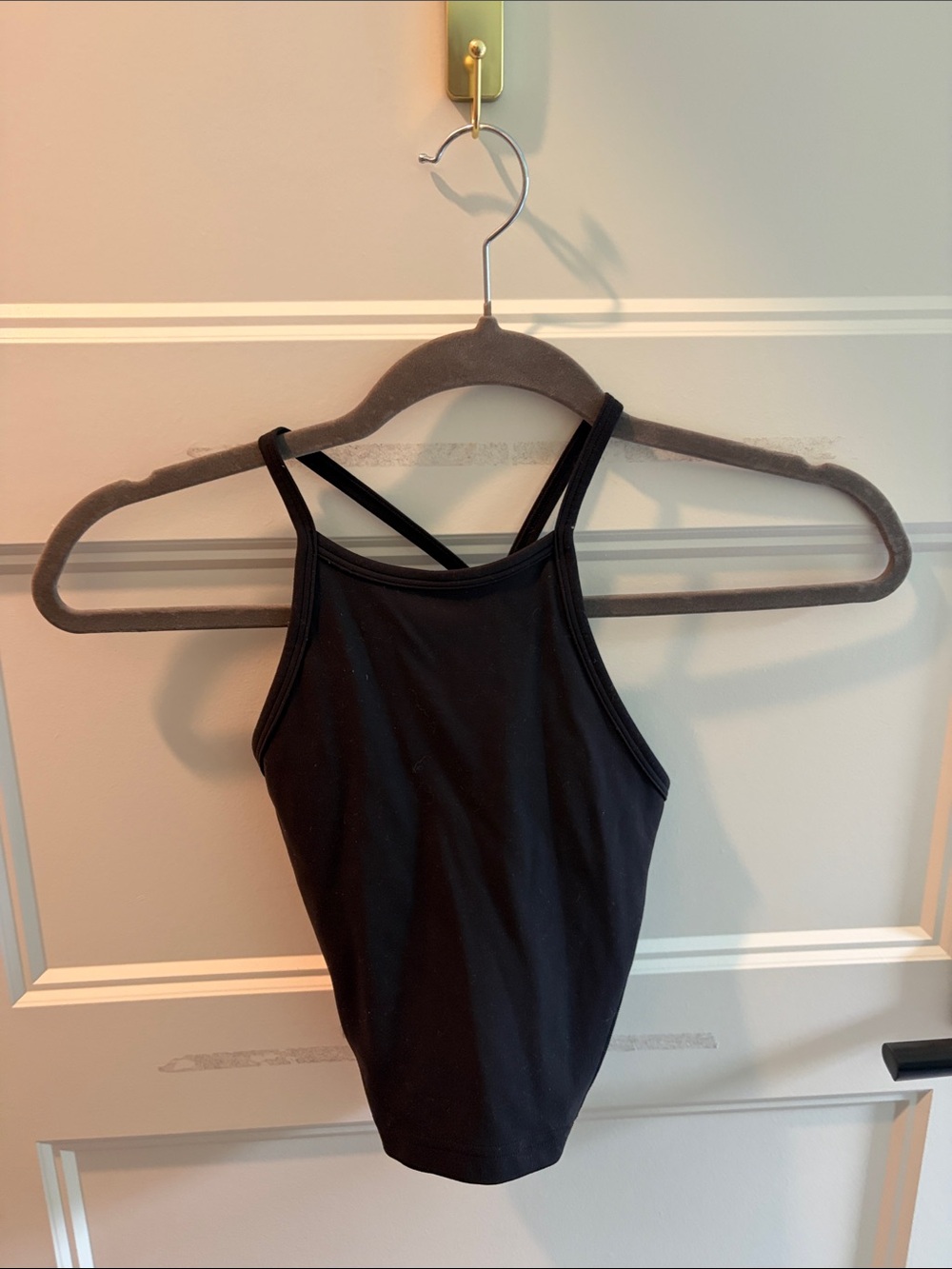 lululemon athletica Black Strappy High-Neck Camisole